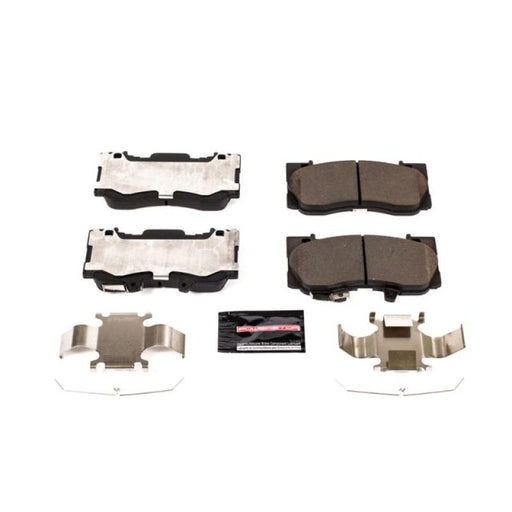 Power Stop 15-19 Ford Mustang Front Z23 Evolution Sport Brake Pads w/Hardware PowerStop Brake Pads - Performance