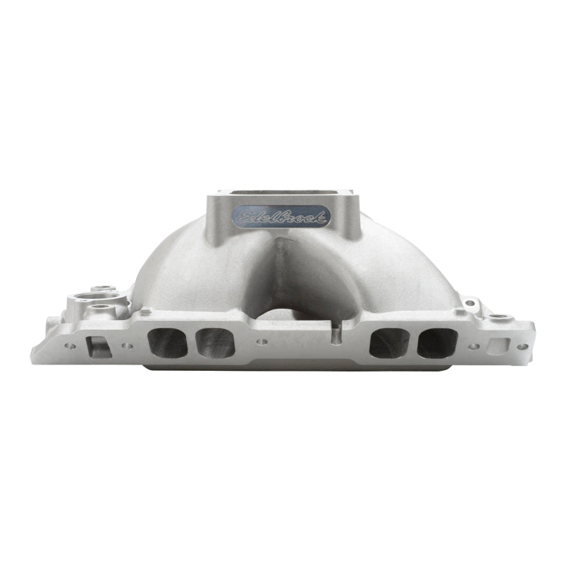 Edelbrock Manifold Chevy BB 9 8 Deck (Short) Super Victor 565 Thick Flange Rect Port Heads Edelbrock Intake Manifolds