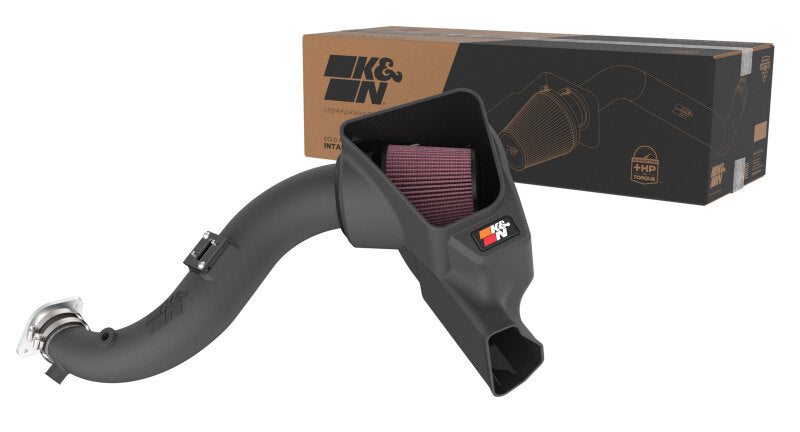 K&N 2024 Ford Mustang Ecoboost L4-2.3L F/L Turbo AirCharger - Cold Air Intake System K&N Engineering Cold Air Intakes