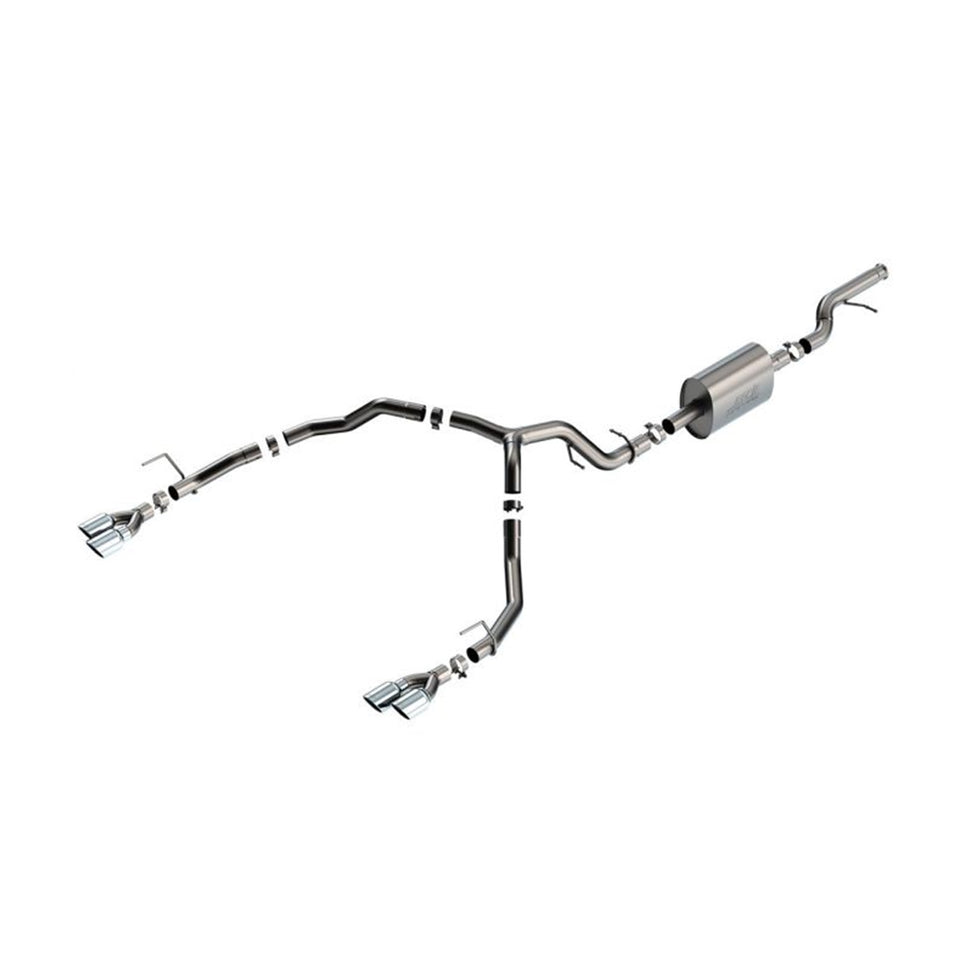 Borla 21-22 Chevrolet Tahoe 5.3L V8 2/4WD 4DR 3in/2.75in S-Type Cat-Back Exhaust w/ Chrome Tips 140857