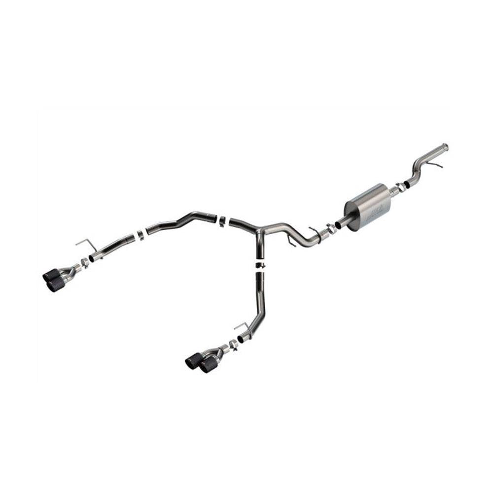 Borla 21-22 Chevy Tahoe 5.3L V8 2/4WD 4DR 3in/2.75in S-Type Cat-Back Exhaust w/ Carbon Fiber Tips 140857CF