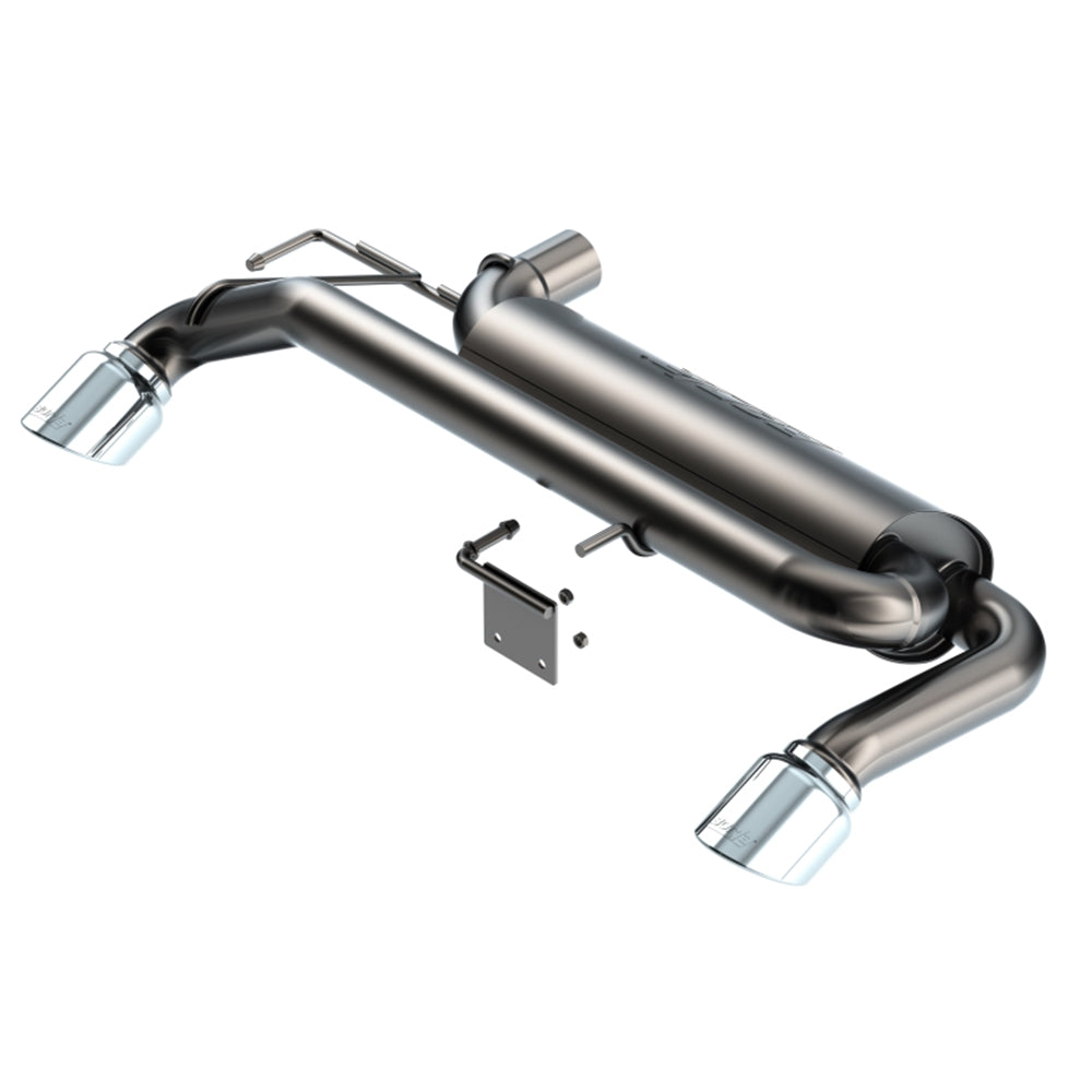 Borla 21-22 Ford Bronco 2.3L 4WD ATAK Axle Back Exhaust w/ Bright Chrome Tips 11975