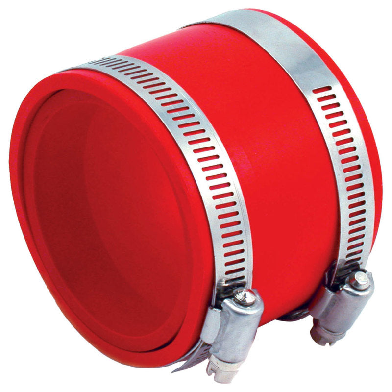 Spectre Coupler 3in. (PVC) w/Insert - Red Spectre Silicone Couplers & Hoses