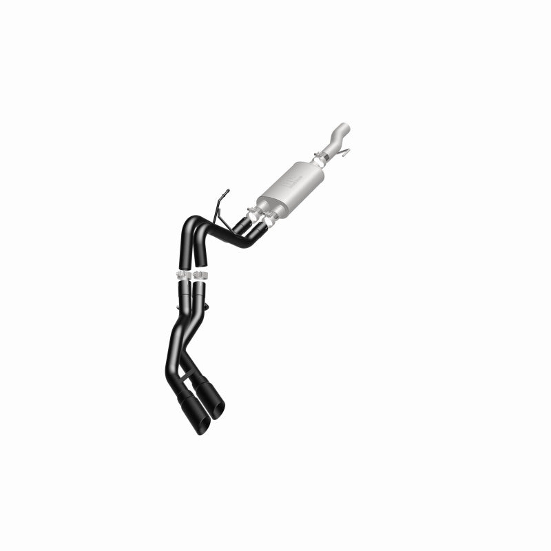 MagnaFlow SYS Cat-Back 10-14 Ford Raptor 6.2L V8 2.5/3in Black Dual Same Side Exit Rear 3.5 Tips Magnaflow Catback