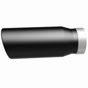 MagnaFlow Tip Stainless Black Coated Single Wall Round Single Outlet 5in Dia 4in Inlet 13in L Magnaflow Catalytic Converter Universal