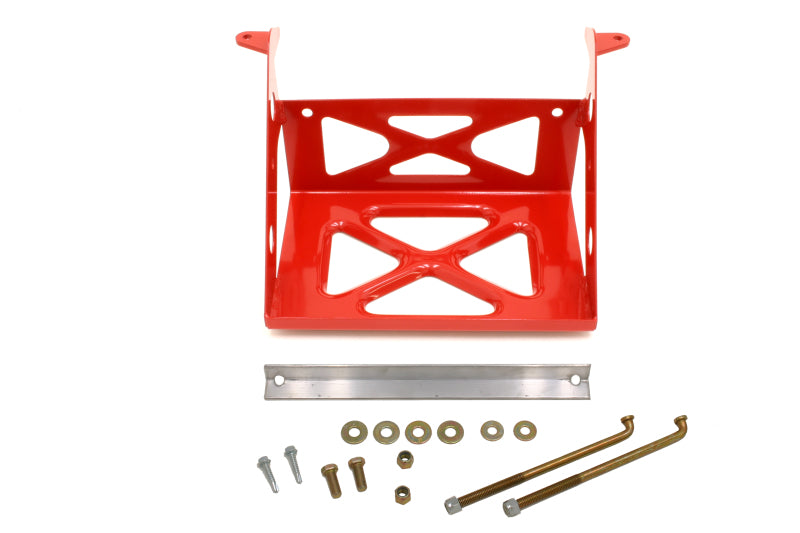 BMR 82-02 3rd Gen F-Body Battery Relocation Mount Kit - Red BMR Suspension Battery Accessories