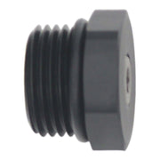 DeatschWerks 10AN ORB Male Plug Fitting with 1/8in NPT Gauge Port - Anodized Matte Black DeatschWerks Fittings