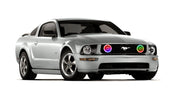 Oracle Ford Mustang GT 05-09 LED Fog Halo Kit - ColorSHIFT ORACLE Lighting Fog Lights