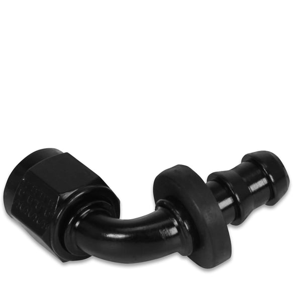 Atomic, 6AN Fitting 90 Degree, Socketless, Black 2935 MSD Autoparts