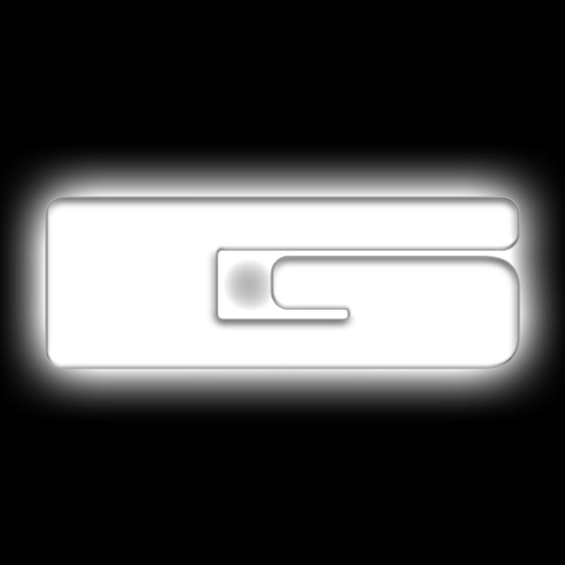 ORACLE Lighting Universal Illuminated LED Letter Badges - Matte Wht Surface Finish - G ORACLE Lighting Light Accessories and Wiring