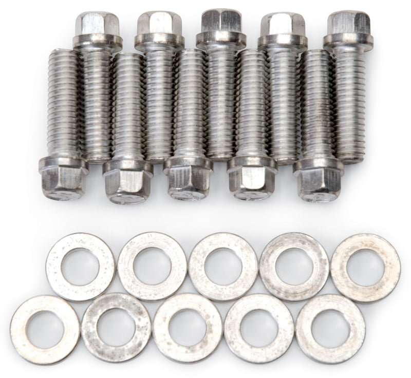 Edelbrock Plated Intk Bolt Kit for 2156 Edelbrock Hardware Kits - Other