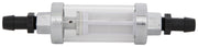 Spectre Premium Clearview Fuel Filter (Incl. 1/4in. / 5/16in. / 3/8in. Barb Fittings) Spectre Fuel Filters
