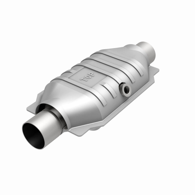 MagnaFlow Universal Catalytic Converter 2.5 Midbed O2 CA OBDII Ul Magnaflow Catalytic Converter Universal
