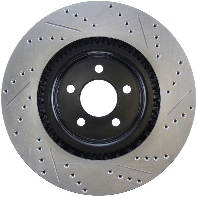 StopTech Slotted & Drilled Sport Brake Rotor Stoptech Brake Rotors - Slot & Drilled
