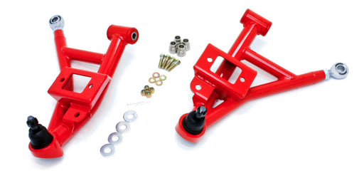 BMR 93-02 F-Body Adj. Lower A-Arms/Rod End Combo (Polyurethane) - Red BMR Suspension Control Arms