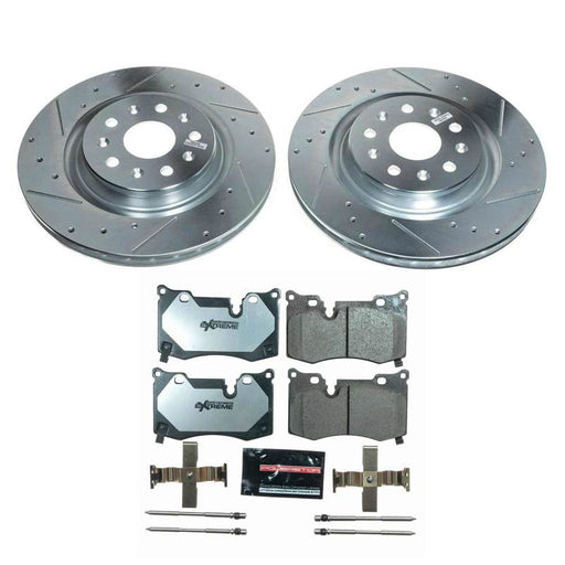 Power Stop 20-21 Chevrolet Corvette Rear Z26 Street Brake Kit PowerStop Brake Kits - Performance D&S