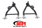 BMR 94-04 Mustang Lower A-Arms (Coilover Only) w/ Adj. Rod End & Tall Ball Joint - Black Hammertone BMR Suspension Control Arms