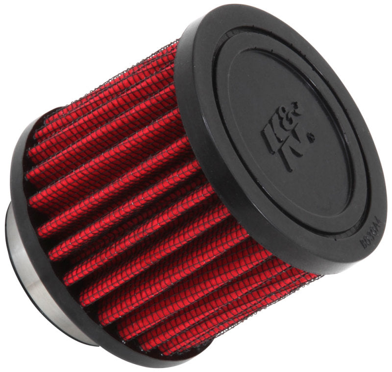 K&N 1.5in Flange ID x 3in OD x 2.5in H Rubber Base Crankcase Vent Filter K&N Engineering Air Filters - Universal Fit