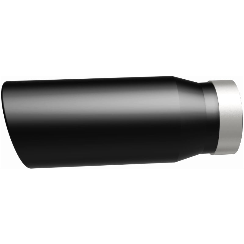 MagnaFlow Tip Stainless Black Coated Single Wall Round Single Outlet 5in Dia 4in Inlet 13in L Magnaflow Catalytic Converter Universal