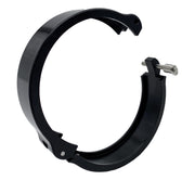 Granatelli 4.0in Dual Seal Clamshell Clamp - Aluminum Black Granatelli Motor Sports Clamps
