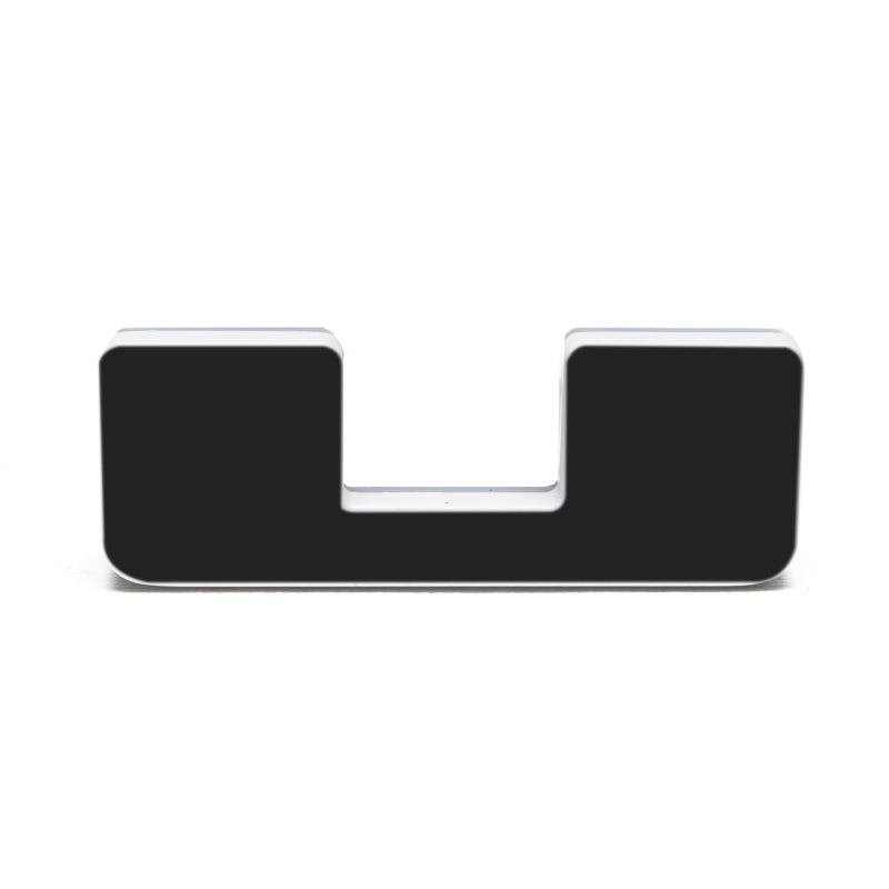 ORACLE Lighting Universal Illuminated LED Letter Badges - Matte Blk Surface Finish - U ORACLE Lighting Light Accessories and Wiring