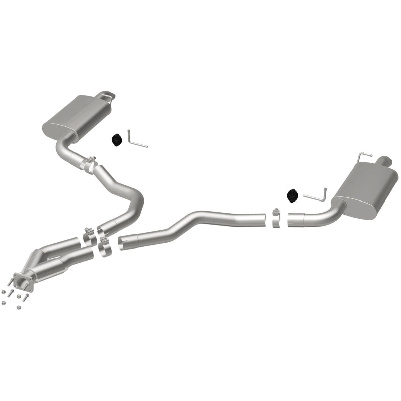 MagnaFlow 75-79 Chevy Corvette V8 5.7L Dual Split Rear Exit Stainless Cat-Back Perf Exhaust Magnaflow Catback