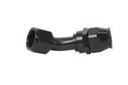 Aeromotive PTFE Hose End - AN-12 - 45 Deg - Black Anodized Aeromotive Fittings