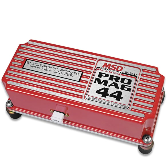 Pro Mag 44 Amp Electronic Points Box - Red 8147 MSD Autoparts