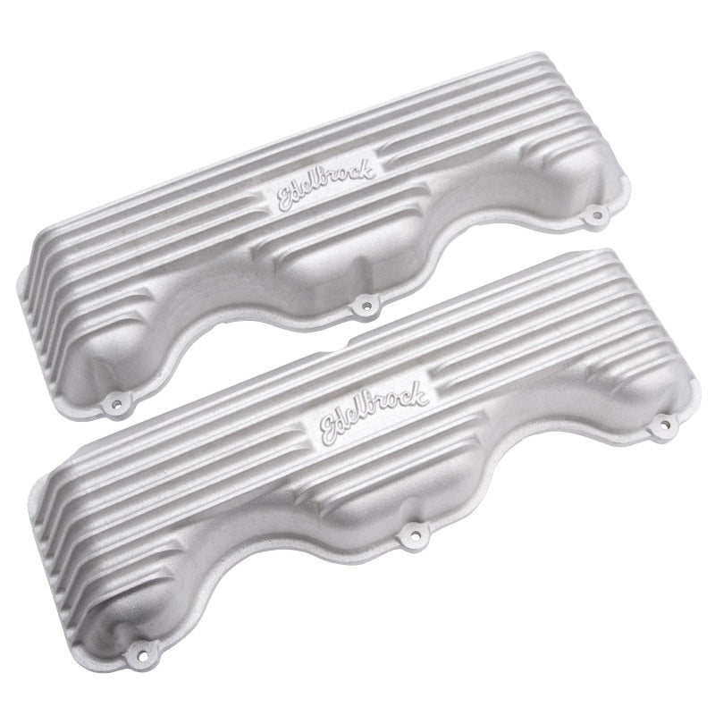 Edelbrock Valve Cover Classic Series Chevrolet W 348/409 CI V8 Satin Edelbrock Valve Covers