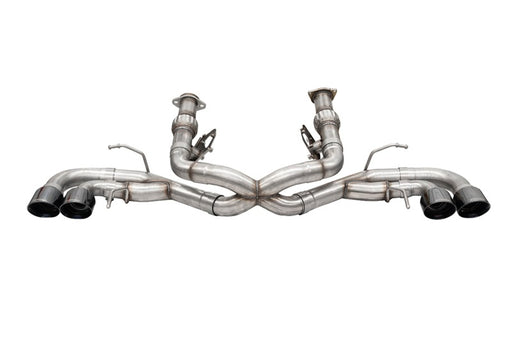 Corsa 2020-25 Corvette C8 3in Xtreme Cat-Back Exhaust 4.5in Black Quad Tips - Deletes stock AFMValve CORSA Performance Catback