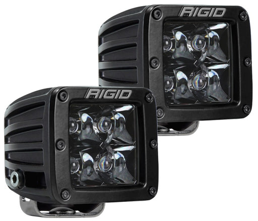 Rigid Industries D-Series Midnight Edition - Spot - Set of 2 Rigid Industries Light Bars & Cubes