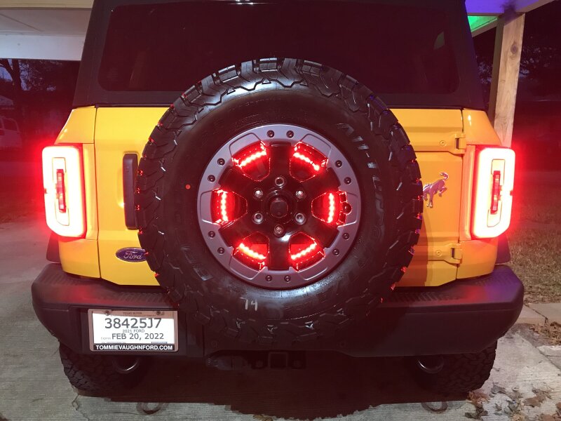 Oracle LED Illuminated Wheel Ring 3rd Brake Light - Red ORACLE Lighting Light Strip LED