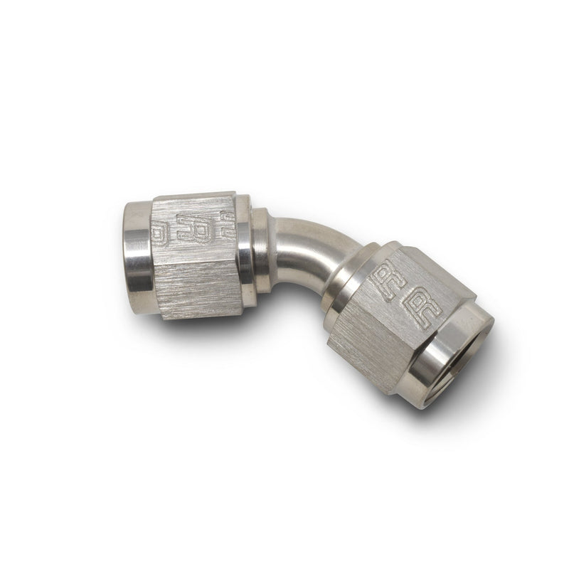 4AN 45 Degree Swivel Coupler Adapter Fitting With Endura Finish RUSSELL Autoparts
