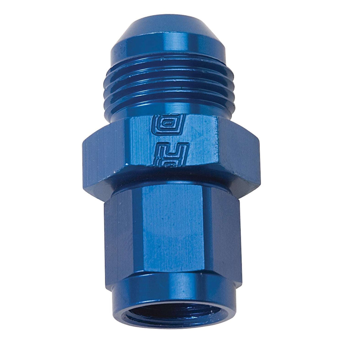 4AN Female To 6AN Male B-Nut Flare Expander Adapter Fitting With Blue Finish RUSSELL Autoparts
