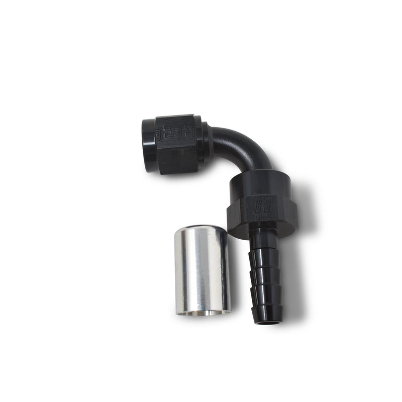 4AN ProClassic Crimp 90 Degree Hose End RUSSELL Autoparts