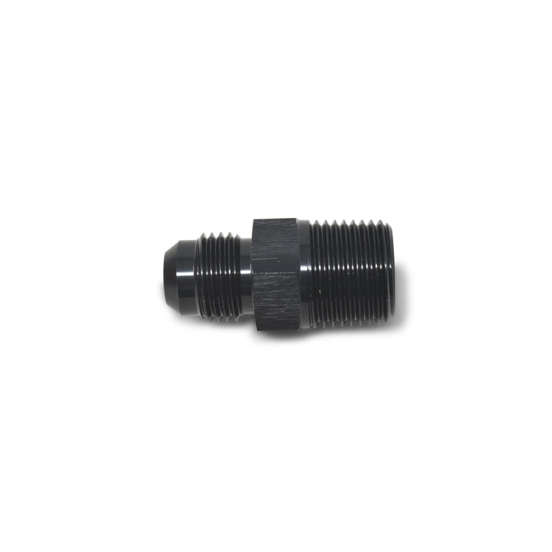 4AN Straight Flare To 1/8" Pipe Adapter Fitting With Black Finish RUSSELL Autoparts