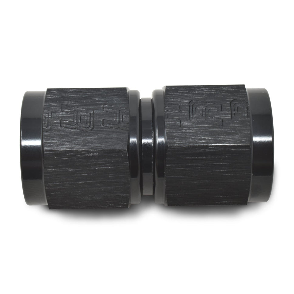 4AN Straight Swivel Coupler Adapter Fitting With Black Finish
