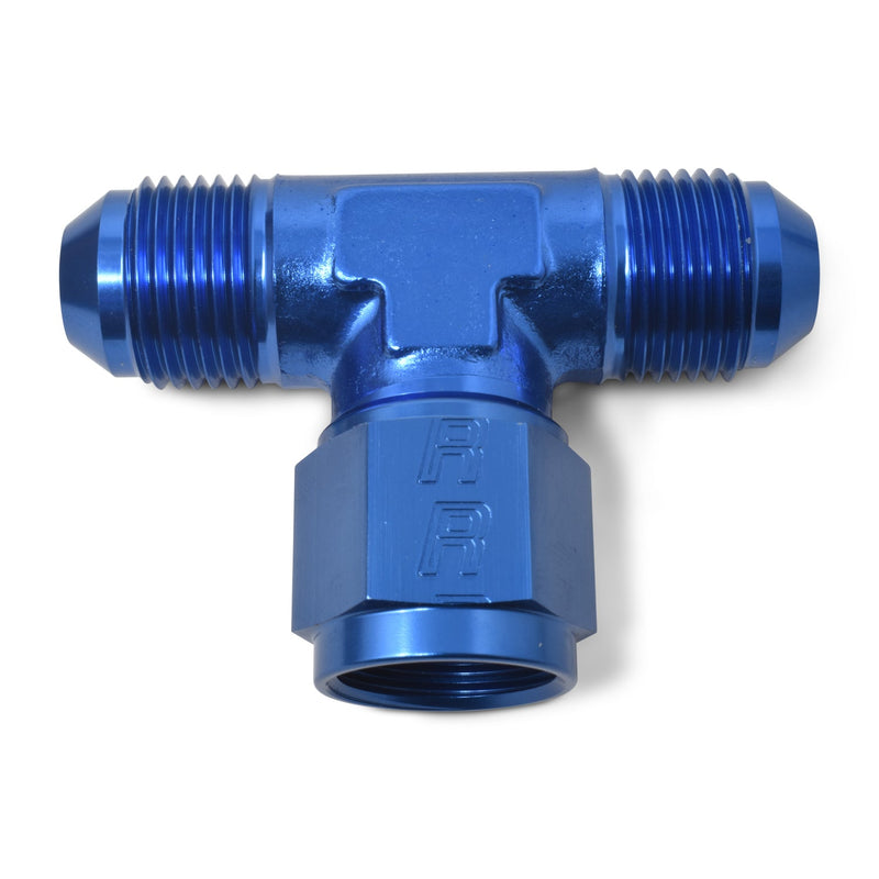 4AN Tee - Female An On Side Fitting With Blue Finish RUSSELL Autoparts