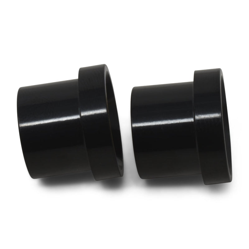 4AN To 1/4" Tube Sleeve Adapter Fitting With Black Finish - 6 Pack RUSSELL Autoparts