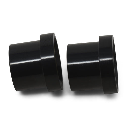 4AN To 1/4" Tube Sleeve Adapter Fitting With Black Finish - 6 Pack RUSSELL Autoparts