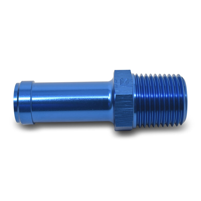 4AN To 1/8" Straight Pipe To 1/4" Tube Blue Finish RUSSELL Autoparts