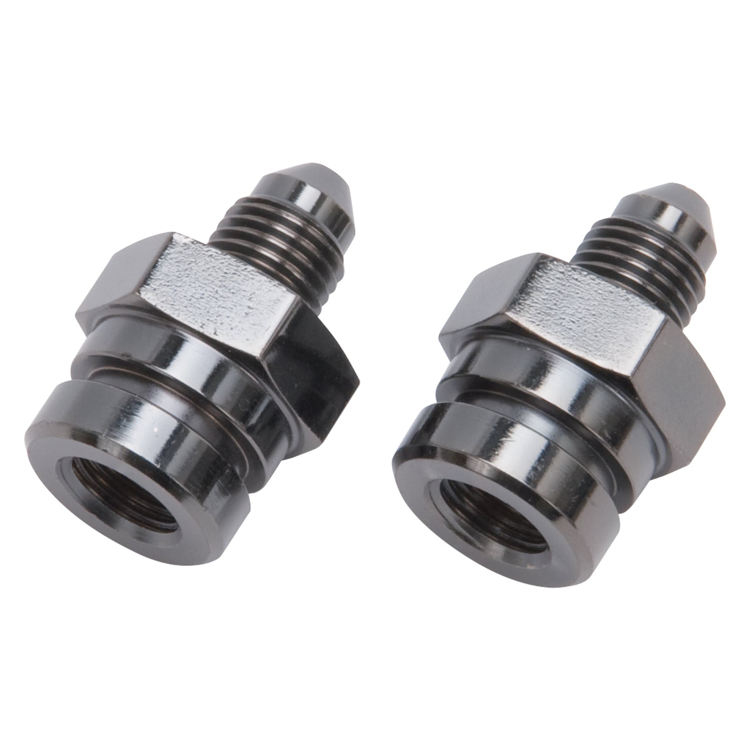 4AN To 3/8" X 24 I.F. Female Brake Adapter Fitting With Endura Finish- Pair