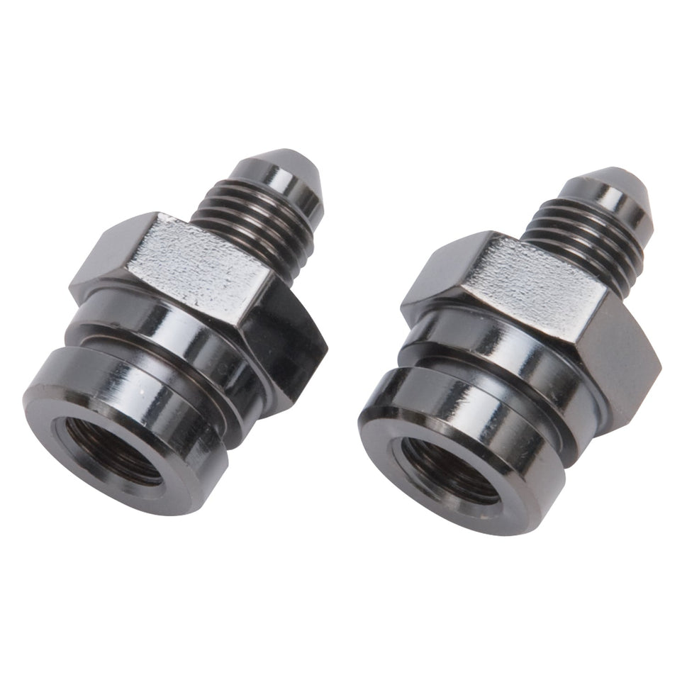 4AN To 3/8" X 24 I.F. Female Brake Adapter Fitting With Endura Finish- Pair