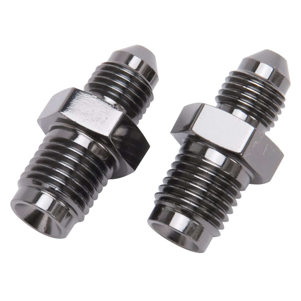 4AN To 7/16" X 20 I.F. Male Brake Adapter Fitting With Endura Finish- Pair