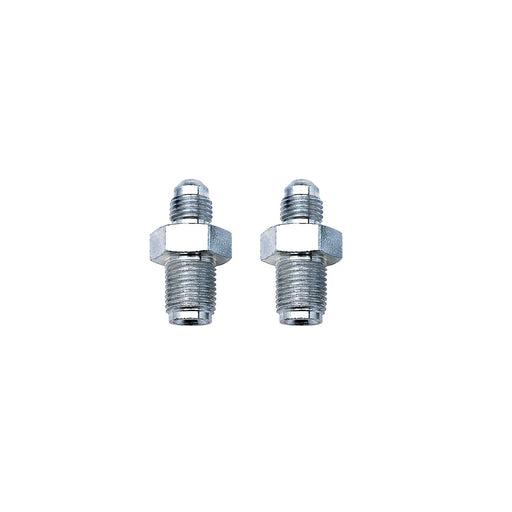 4AN To 7/16" X 24 I.F. Male Brake Adapter Fitting With Endura Finish- Pair RUSSELL Autoparts