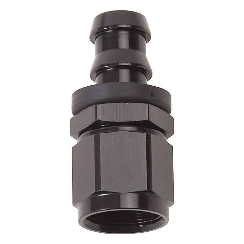 4AN Twist-Lok Straight Hose Ends With Black Finish RUSSELL Autoparts