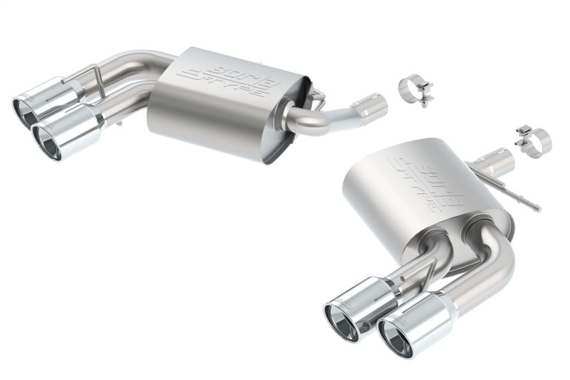 Borla 2016 Chevy Camaro V6 AT/MT S-Type Rear Section Exhaust w/o Dual Mode Valves Borla Axle Back
