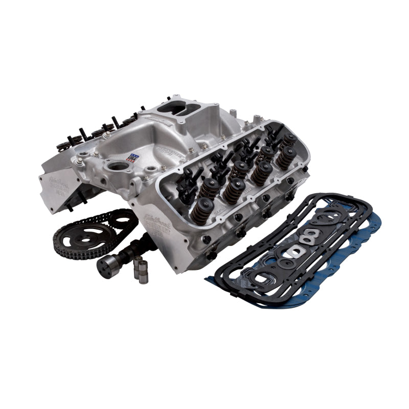 Edelbrock Power Package Top End Kit E-Street and Performer BBC Edelbrock Heads