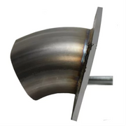 Granatelli 3.0in 45 Deg Angle True Oval Turn Down Granatelli Motor Sports Exhaust Adapters