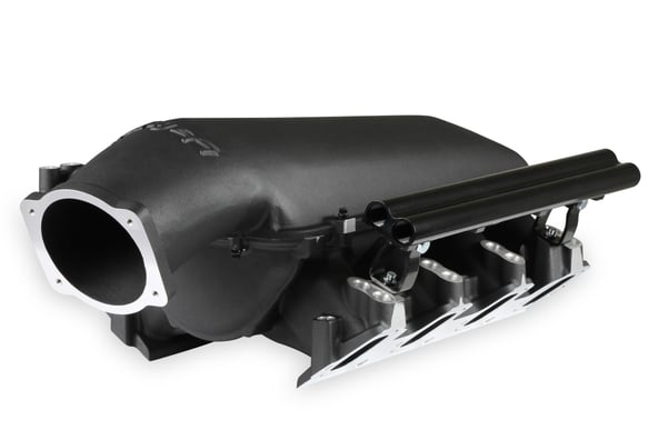 Holley Lo-Ram Manifold Kit Dual Injector- Black - GM LS3/L92 300-683BK HOLLEY EFI Autoparts